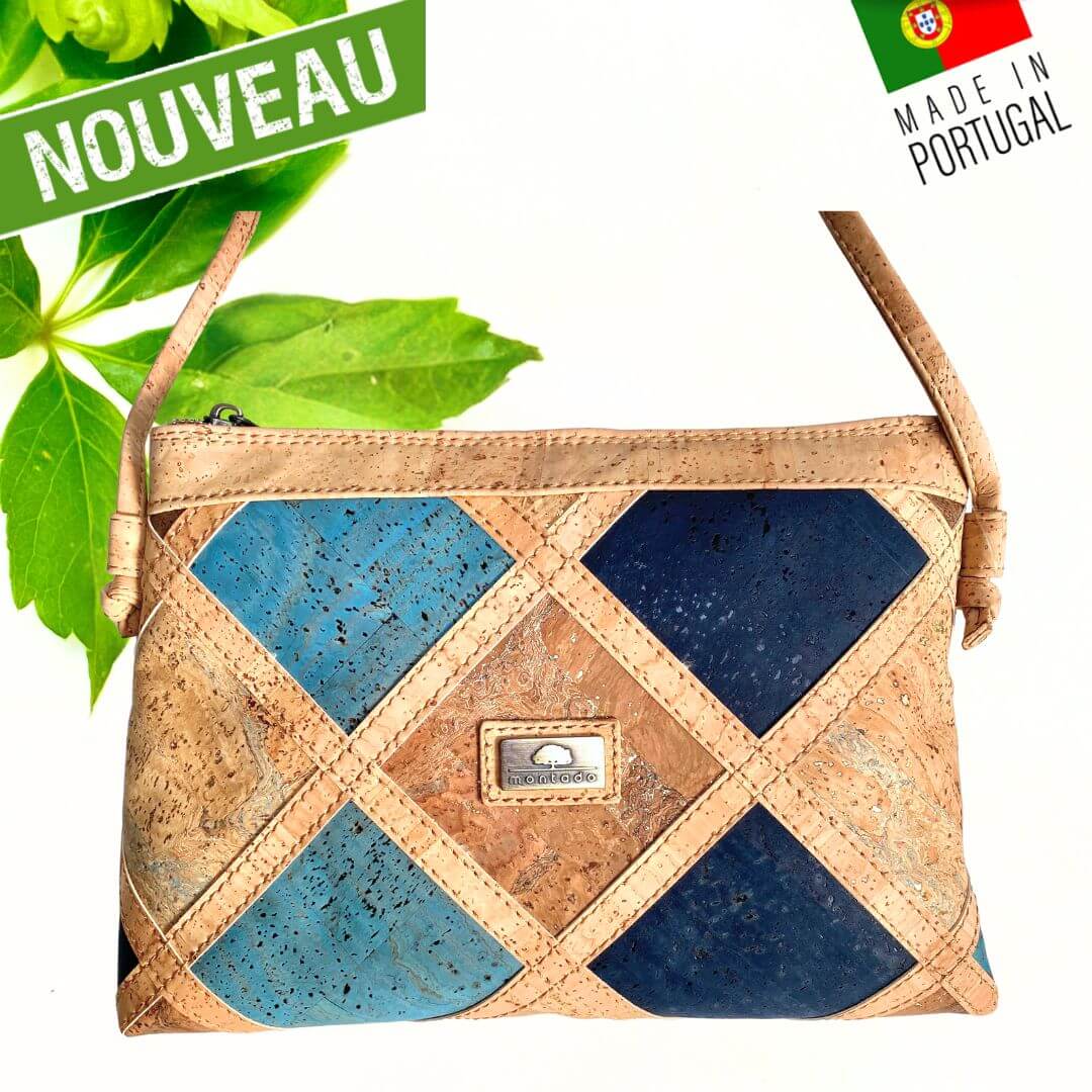 sac en liège - sac en liege - sac bandoulière en liège - sac bandouliere en liege - sac à main liège - sac bandoulière femme - sac origami - sac original - sac vegan - sac cuir végétal - sac bandoulière pas cher - sac bandoulière petit prix- sac naturel - petit sac fille - sac pratique - sac géométrique-sac à main en liège portugal