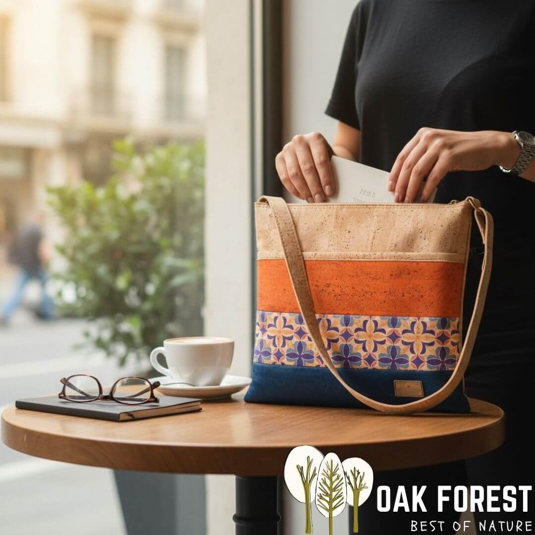 sac en liège - sac bandoulière en liège - sac femme - sac a main femme - sac vegan - sac végétal sac végétarien - sac cuir végétal - sac Portugal sac pas cher - sac tendance - sac en liège France - sac vegan femme - sac léger et pratique - sac naturel - sac artisanal - manga - sac manga - sac camel - petit sac pratique - sac fille - idée cadeau vegan