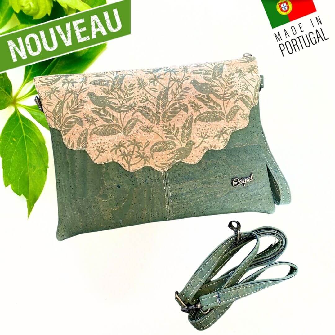 sac en liège - sac en liege - sac bandoulière en liège - sac bandouliere en liege - sac à main liège - sac bandoulière femme - sac origami - sac original - sac vegan - sac cuir végétal - sac bandoulière pas cher - sac bandoulière petit prix- sac naturel - petit sac fille - sac pratique - sac géométrique-sac à main en liège portugal