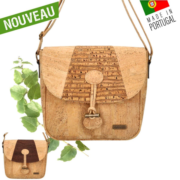 Sac en li ge Vegan femme Alternative au cuir animal Oak