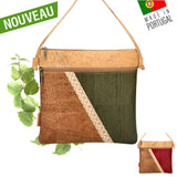 sac en liège - sac bandoulière en liège - sac femme - sac a main femme - sac vegan - sac végétal sac végétarien - sac cuir végétal - sac Portugal sac pas cher - sac tendance - sac en liège France - sac vegan femme - sac léger et pratique - sac naturel - sac artisanal - manga - sac manga - sac camel - petit sac pratique - sac fille - idée cadeau vegan