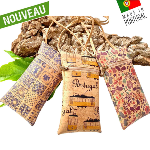 Sac bandouli re en li ge naturel Sac Vegan pour t l phone