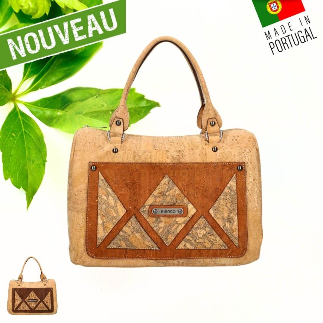 sac liege portugal - sac à main femme vegan - sac liège vegan made in france - sac made in France - sac artisanal haut de gamme - joli sac liège femme - idée cadeaux femme - sac en liege végétal - sac cuir végétal - sac liege portugal - sac femme vegan léger - sac léger femme - sac chic en liège - sac habillé en liège - sac liege original