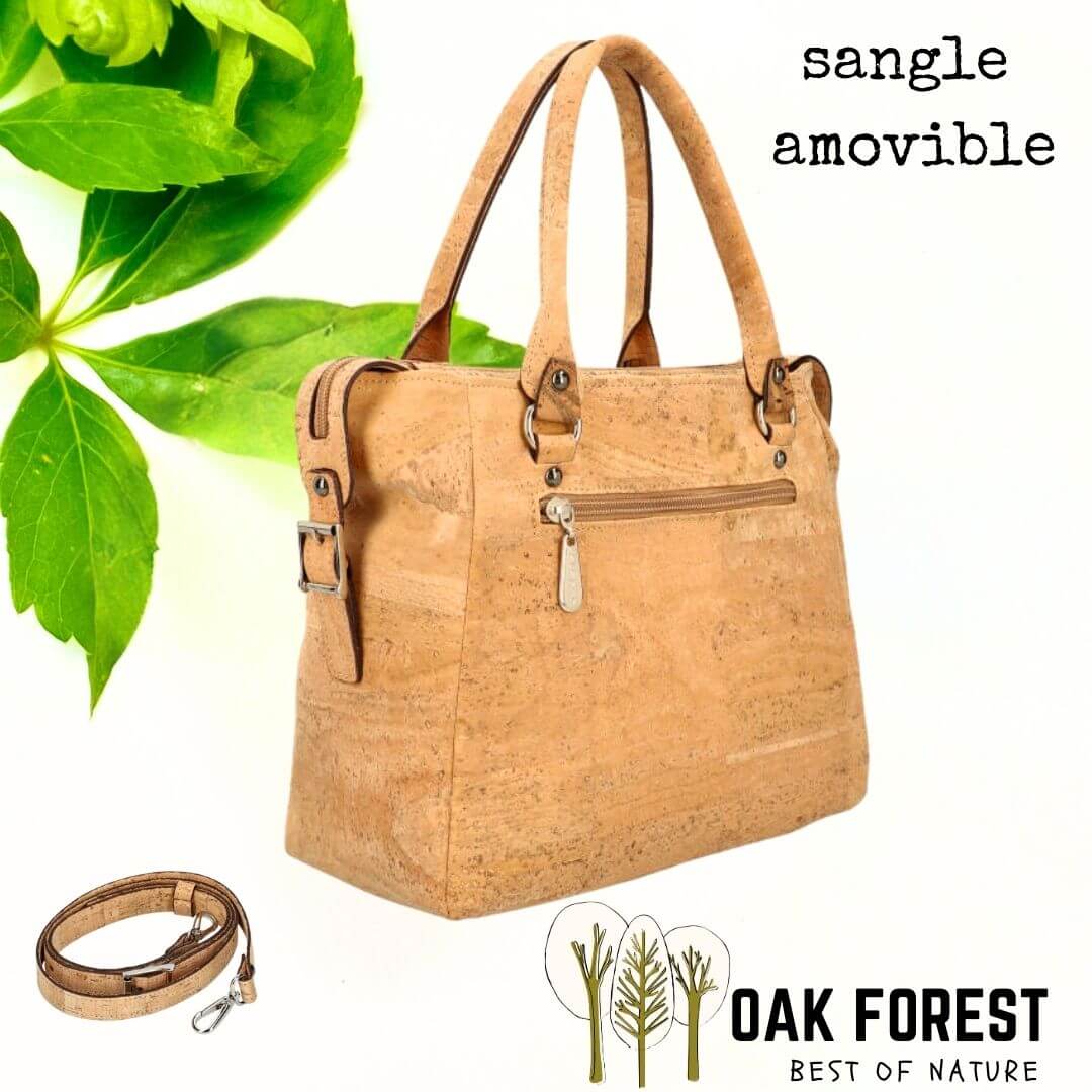 sac liege portugal - sac à main femme vegan - sac liège vegan made in france - sac made in France - sac artisanal haut de gamme - joli sac liège femme - idée cadeaux femme - sac en liege végétal - sac cuir végétal - sac liege portugal - sac femme vegan léger - sac léger femme - sac chic en liège - sac habillé en liège - sac liege original