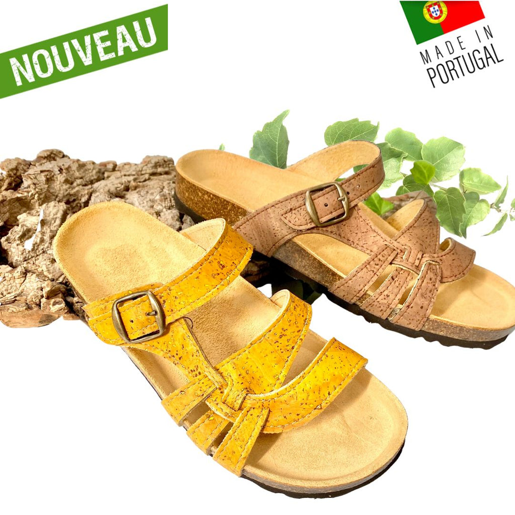 Claquette hot sale camel femme