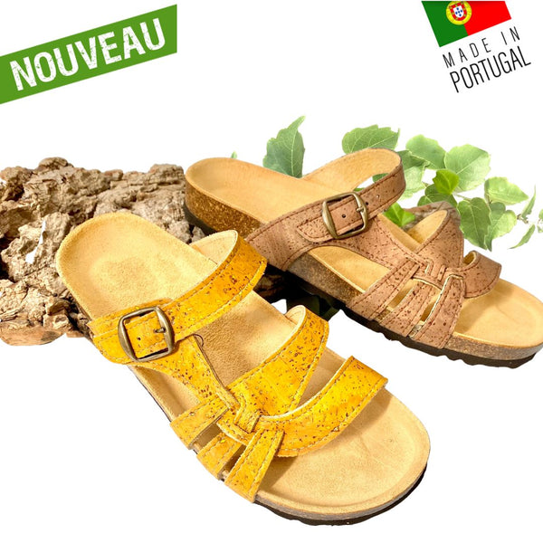 claquette vegan liege - claquettes vegan femme - claquettes vegan homme - tong vegan homme - tong vegan femme - tongs made in France - tongs made in Portugal - Tongs cuir végétal - tong en liège - tongs mixtes en liège - tong mixte - sandales en liège - sandales femme liege - Birkenstock liege - Birkenstocks liege - Birkenstock femme liège - Montado - chaussures montado - sandales montado - tongs montado