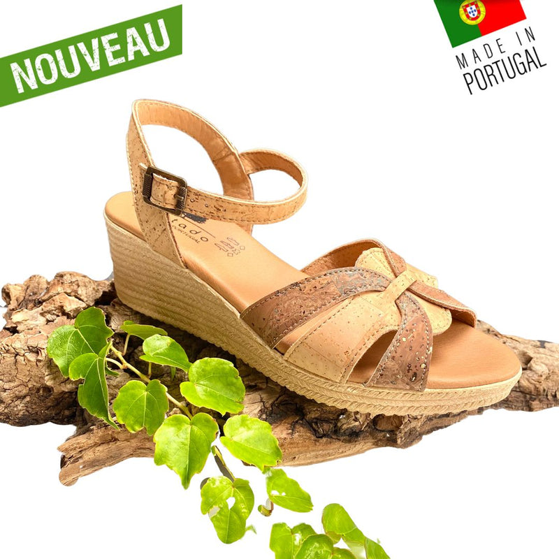 claquette vegan liege - claquette vegan femme - claquettes vegan femme - sandale vegan femme - sandales vegan femme - sandales made in France - sandales made in Portugal - Sandales cuir végétal - sandale en liège - sandales en liège - Chaussures montado - sandales montado - nu pieds montado - claquettes montado - tongs montado - tong montado