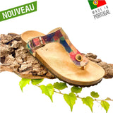 claquette vegan liege - claquettes vegan femme - claquettes vegan homme - tong vegan homme - tong vegan femme - tongs made in France - tongs made in Portugal - Tongs cuir végétal - tong en liège - tongs mixtes en liège - tong mixte - sandales en liège - sandales femme liege - Birkenstock liege - Birkenstocks liege - Birkenstock femme liège - Montado - chaussures montado - sandales montado - tongs montado