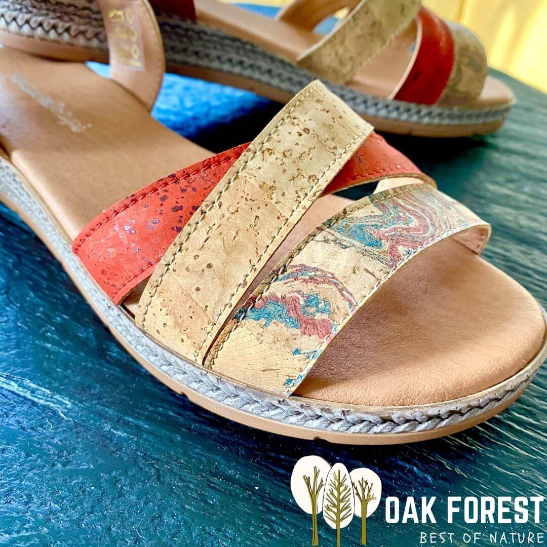 claquette vegan liege - claquette vegan femme - claquettes vegan femme - sandale vegan femme - sandales vegan femme - sandales made in France - sandales made in Portugal - Sandales cuir végétal - sandale en liège - sandales en liège - montado - sandales montado - chaussure montado - montado portugal - sandales rouge vegan