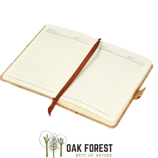 Handmade natural cork diary - Cork notebook