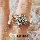 Natural cork ring "Flower"