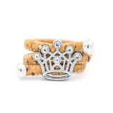 Handmade cork ring "My princess"