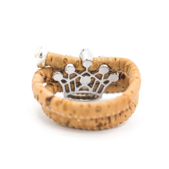 Handmade cork ring "My princess"