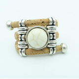 Natural cork ring "Pearl"