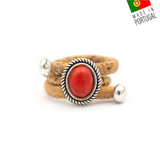 Natural cork ring "Aztek Red"