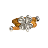 Bague en liège artisanale "Ma chance"