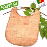 bavoir en liege - bavoir en liege - made in France - made in Portugal - baver naturel pour enfant - bavoir vegan