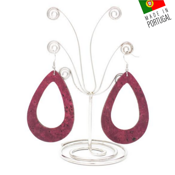 Boucles d'oreilles liège - boucle d'oreille liege - boucles d'oreilles bois - origami - colombes - boucles d'oreilles Vegan - Boucles d'oreilles fantaisie - Boucles d'oreilles légères - Boucles d'oreilles Portugal - arabesque - Alhambra 
