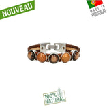 bracelet en liege - bracelet liege - bracelet vegan homme - bracelet vegan femme - bracelet mixte vegan - bracelet cuir végétal - bracelet cuir vegan - bracelet ethnic - bracelet marron