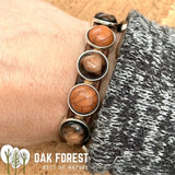 bracelet liège - bracelet en liege vegan - bracelet cuir végétal - bracelet marron homme - bracelet cadeau - bijoux fantaisie homme - bijoux made in portugal - bijoux homme