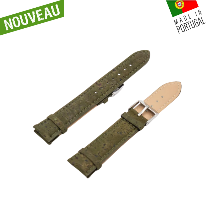 bracelet montre liège - bracelet montre liege - bracelet montre en liège - bracelet montre en liege - bracelet liège - bracelet liege - bracelet montre vegan - bracelet cuir végétal - bracelet cuir vegetal - bracelet montre Végan