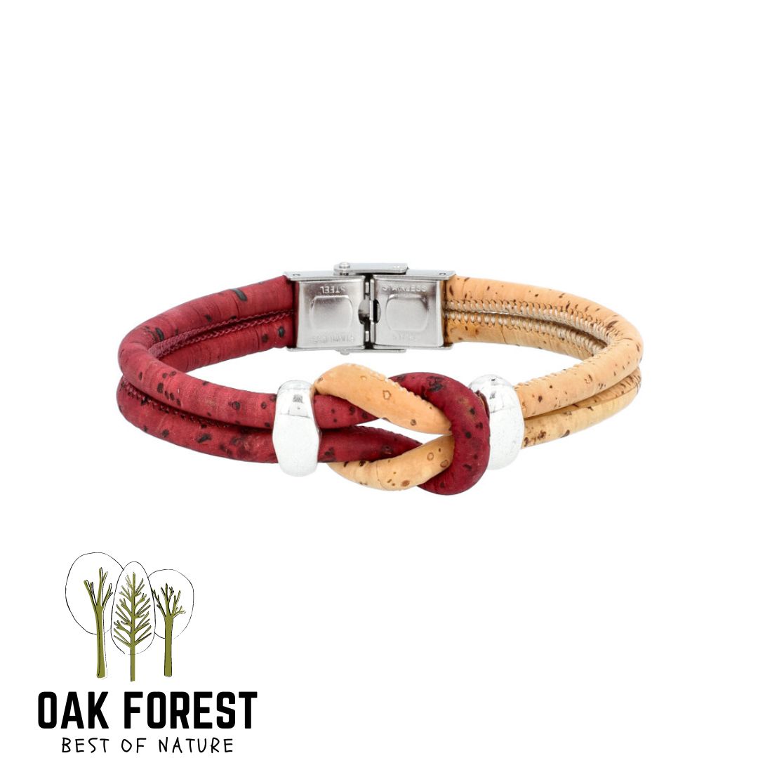 bracelet liege portugal - bracelet liege femme - bracelet vegan femme - bracelet naturel en liege - bracelet liège - bracelet liège made in France - bracelet tressé liege - bracelet cuir végétal - bracelet cuir vegan