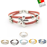 Armband aus Naturkork "Flower" color edition