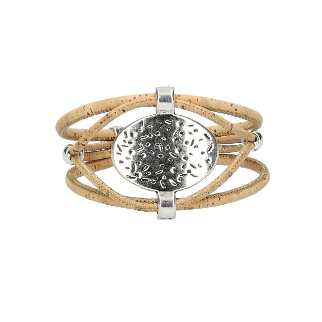 Bracelet en liège naturel Infiniti oval