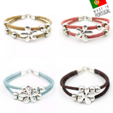 Armband aus Naturkork "Flower" color edition