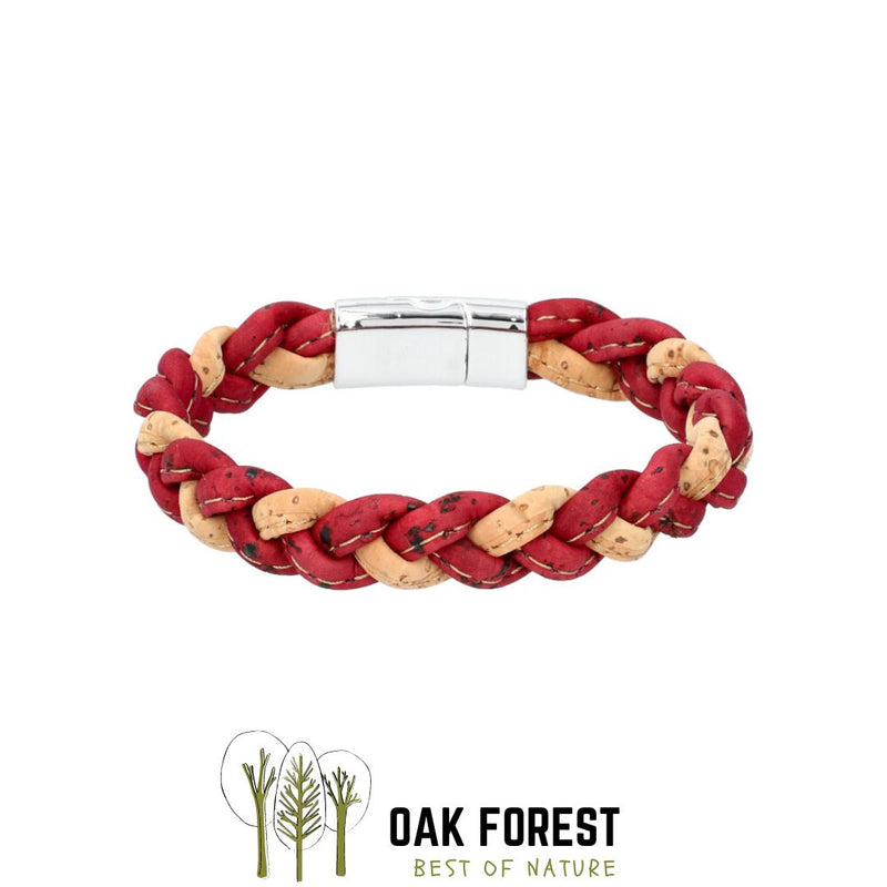 Bracelet en liège Tressé - Bracelet Vegan