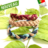 Bracelet en liège Tressé - Bracelet Vegan