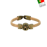 Handmade “copper tree of life” cork bracelet - Tree of life bracelet