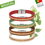 bracelet homme vegan liege - bracelet liege homme portugal - bracelet made in france - bracelet homme vegan - bracelet cuir vegetal - bracelet cruelty free - bracelet liege portugal homme - bracelet liège homme vegan Portugal - bracelet liege femme vegan - bracelet en liege - bracelet liège portugal - bracelet liège noir et or - bracelet femme noir or - bracelet en liège vegan - bracelet chic - bracelet flower femme - bracelet fleur en liege - bracelet idée cadeau - bracelet Summer - bracelet d'été femme