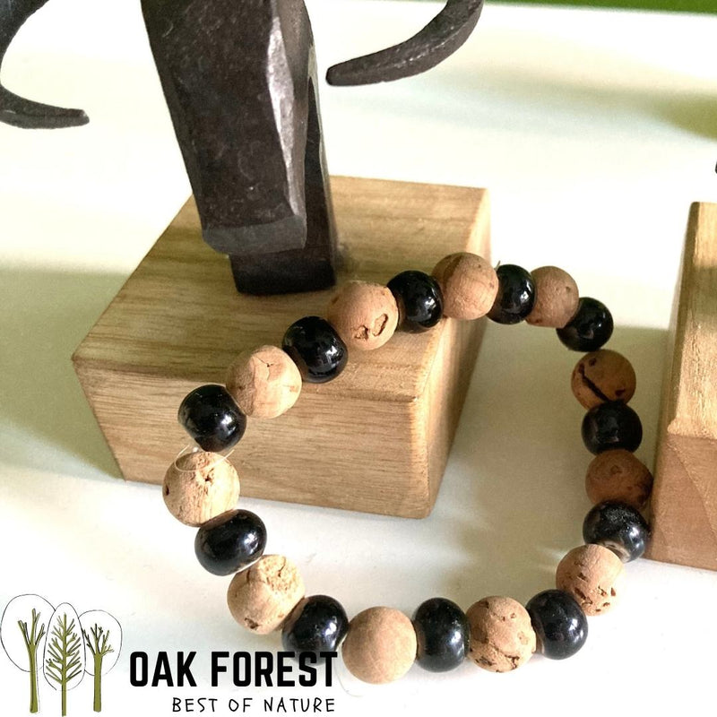 bracelet perle liege - bracelet mixte vegan - bracelet homme vegan - bracelet femme vegan - bracelet fantaisie naturel - bracelet portugal fait main - bracelet pas cher - idée cadeau homme - bracelet perles mixte - bracelet made in france