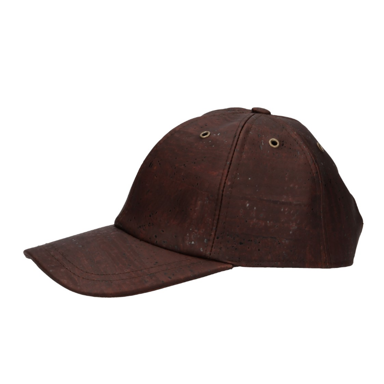 Casquette en liège naturel Marron