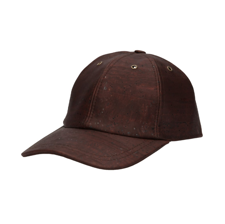 Casquette en liège naturel Marron