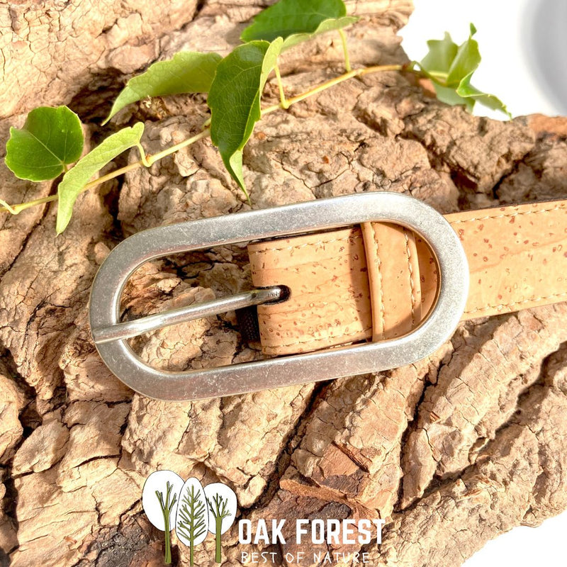 ceinture vegan femme - ceinture liège Portugal - ceinture artisanale liege - ceinture naturelle femme - ceinture bois femme - ceinture été femme - ceinture claire pour femme - idée cadeaux