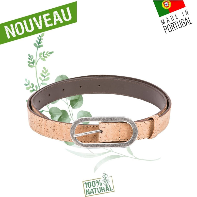 ceinture femme vegan en liege