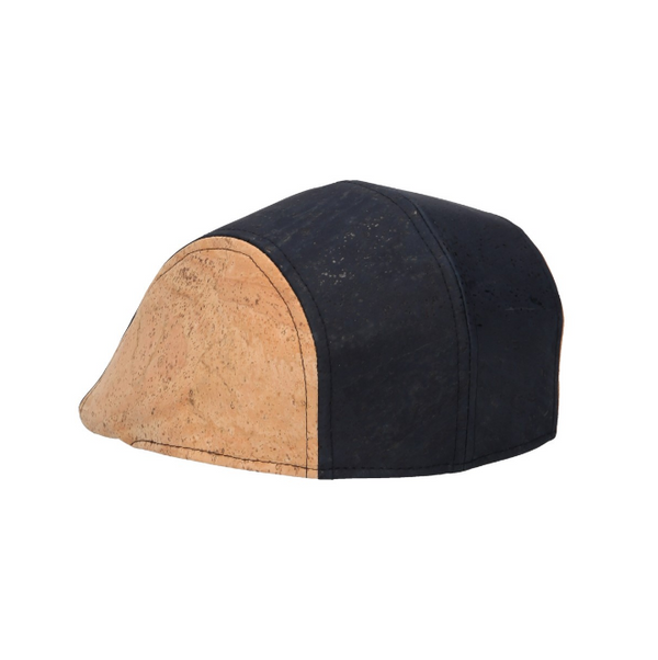 béret en liège - casquette en liege - chapeau vegan - casquette vegan homme - Borsalino en liege - beret vegan - beret mariage - chapeau mariage homme - casquette homme bleu marine - beret cuir végétal - casquette Portugal - casquette artisanale - chapeau artisanal