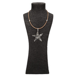 Collier en liège artisanal "Star"