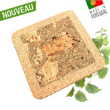 dessous de plat en liège - repose plat en liege - dessous de plat liege portugal - hexagone en liège portugal - artelusa - made in portugal - déco design en liège - azulejos portugais - ceramic portugaise - céramique portugal