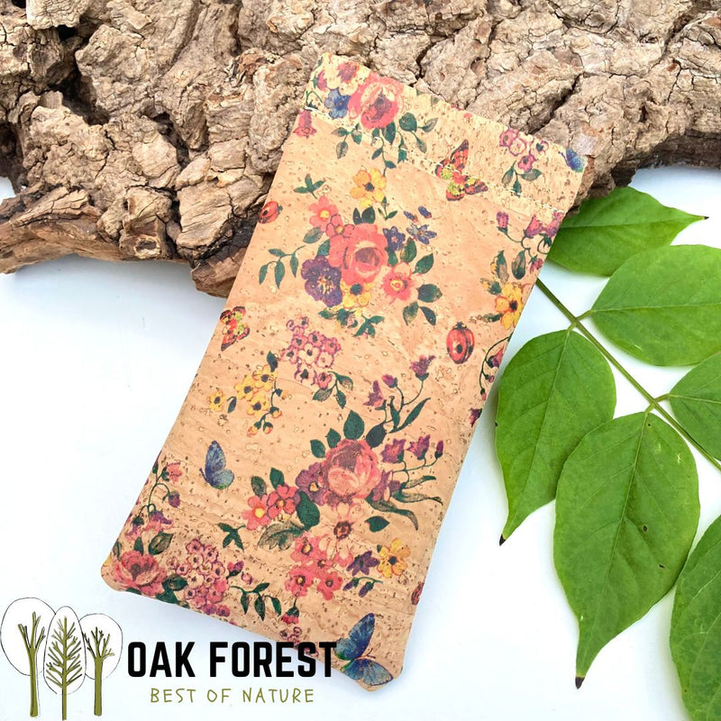 Etui à lunettes en liège artisanal Moucheté – Oak Forest