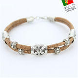 Handgearbeitetes Korkarmband Morroco