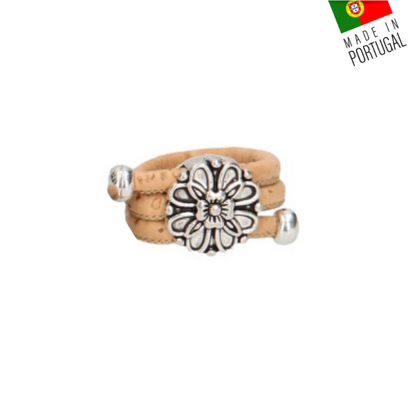 Bague en liège naturel "Maya"