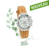 montre en liège naturel - montre liege - montre vegan - montre naturelle - montre vegan mixte - montre vegan made in france - montre liege portugal