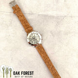 Artisanal cork watch "White Dial" - Vegan Watch