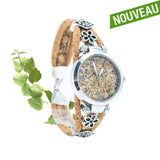 montre en liège naturel - montre liege - montre vegan - montre naturelle - montre vegan mixte - montre vegan made in france - montre liege portugal - montre femme vegan - montre femme naturel portugal - bracelet montre femme vegan