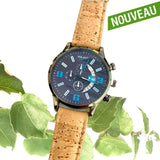 montre liege portugal - montre homme vegan - montre liege homme - montre liege femme - montre femme vegan - montre acajou vegan - montre en bois femme - montre en bois homme - montre en bois mixte - notre cuir végétal - montre made in portugal