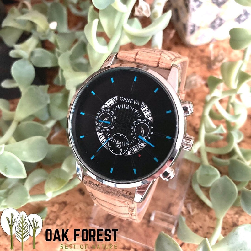 montre liege portugal - montre homme vegan - montre liege homme - montre liege femme - montre femme vegan - montre acajou vegan - montre en bois femme - montre en bois homme - montre en bois mixte - notre cuir végétal - montre made in portugal