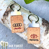 porte-clé portugal - porte-clé liege vegan - porte-clé fleurs - porte clés voiture BMW Audi Toyota